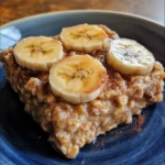 Baked Banana Cinnamon Oatmeal Recipe