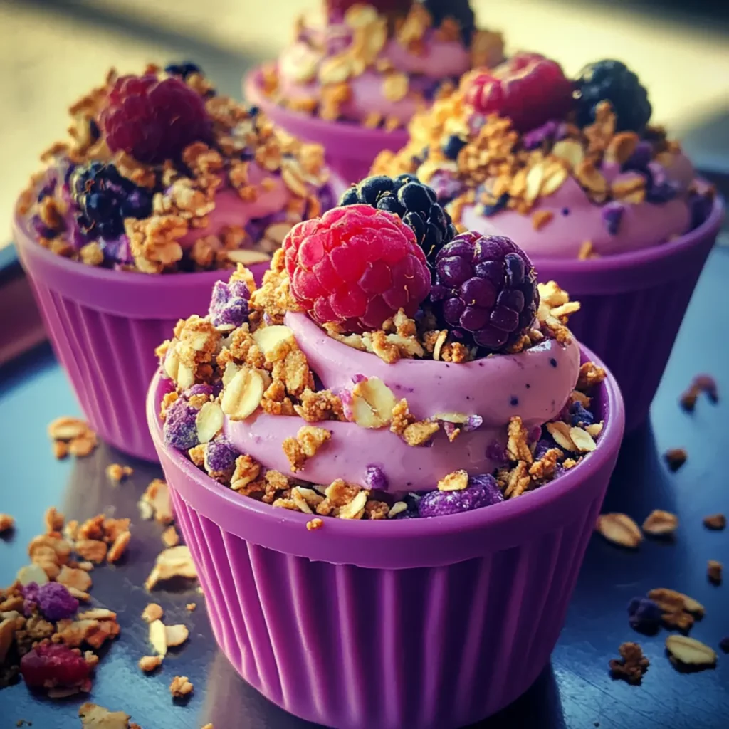 Yogurt Berry Crunch Cups
