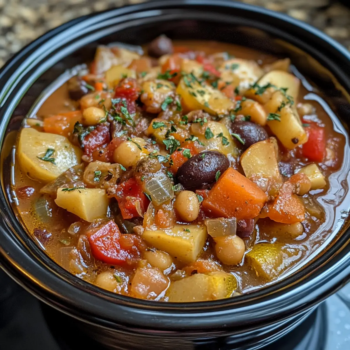 Crockpot Mediterranean Vegetable Stew Recipe