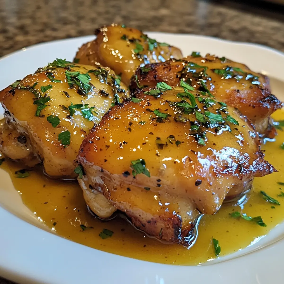 Oven-Baked Honey Mustard Chicken Thighs Recipe