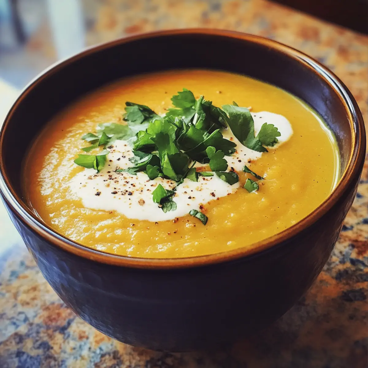 Curried Butternut Squash Soup Recipe