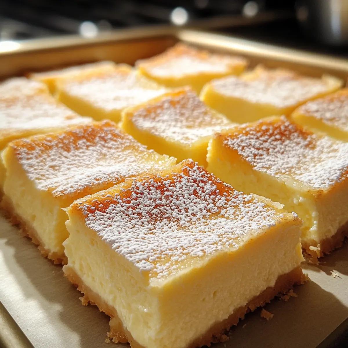 Oven-Baked Vanilla Ricotta Squares Recipe