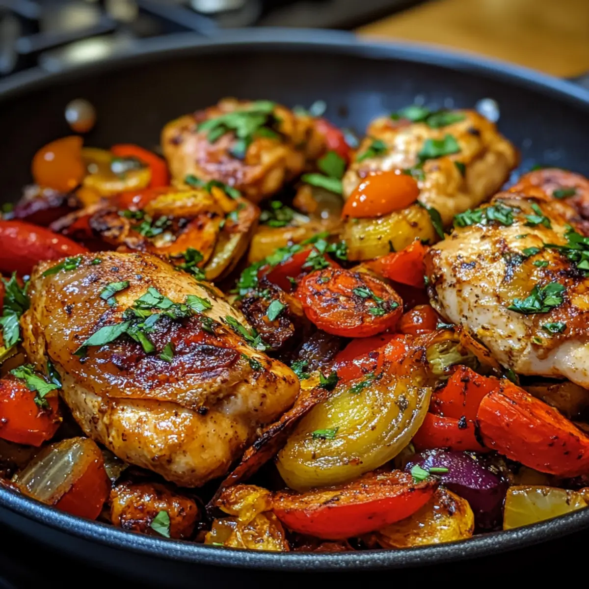 One-Pan Harissa Chicken & Vegetables
