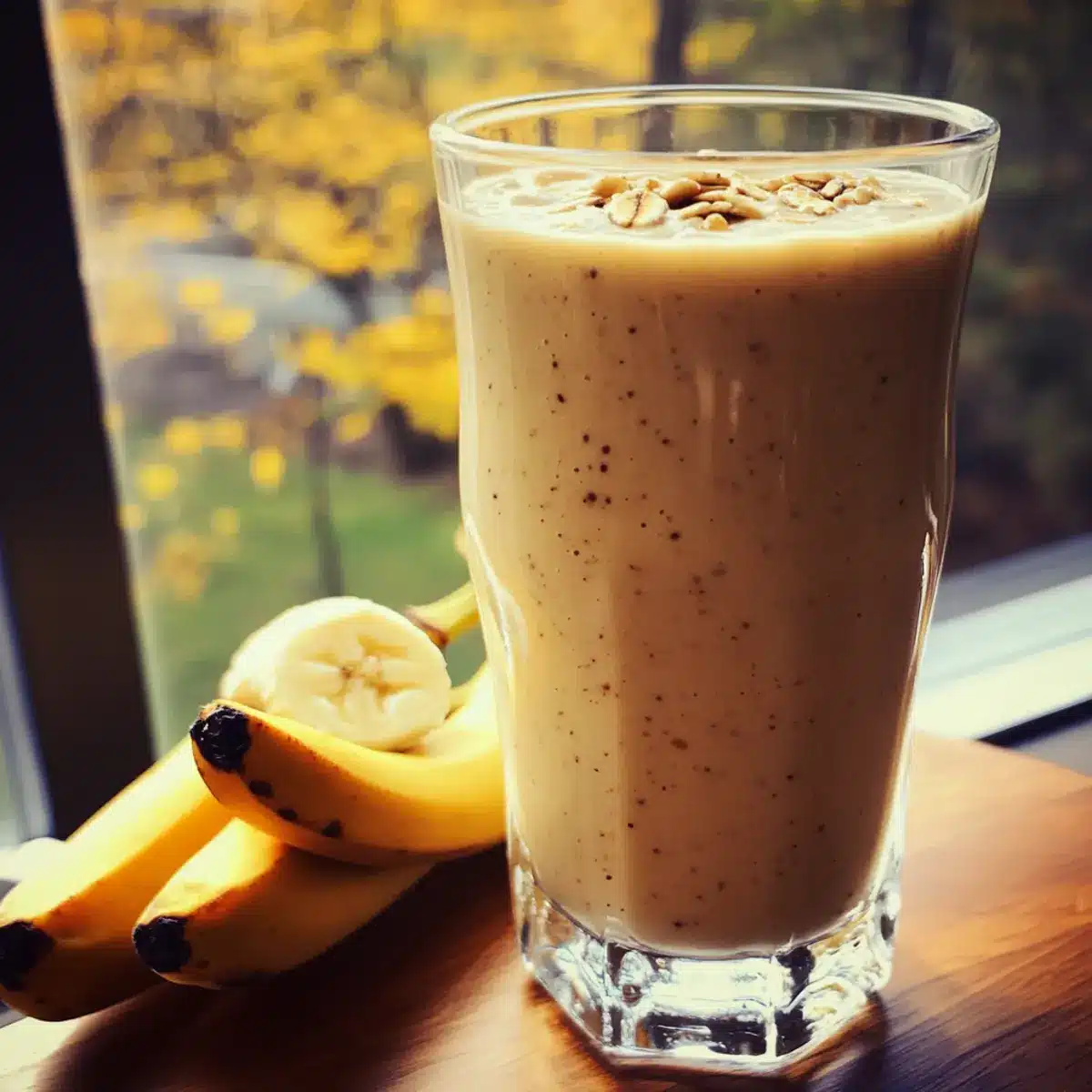 Banana Oat Breakfast Smoothie