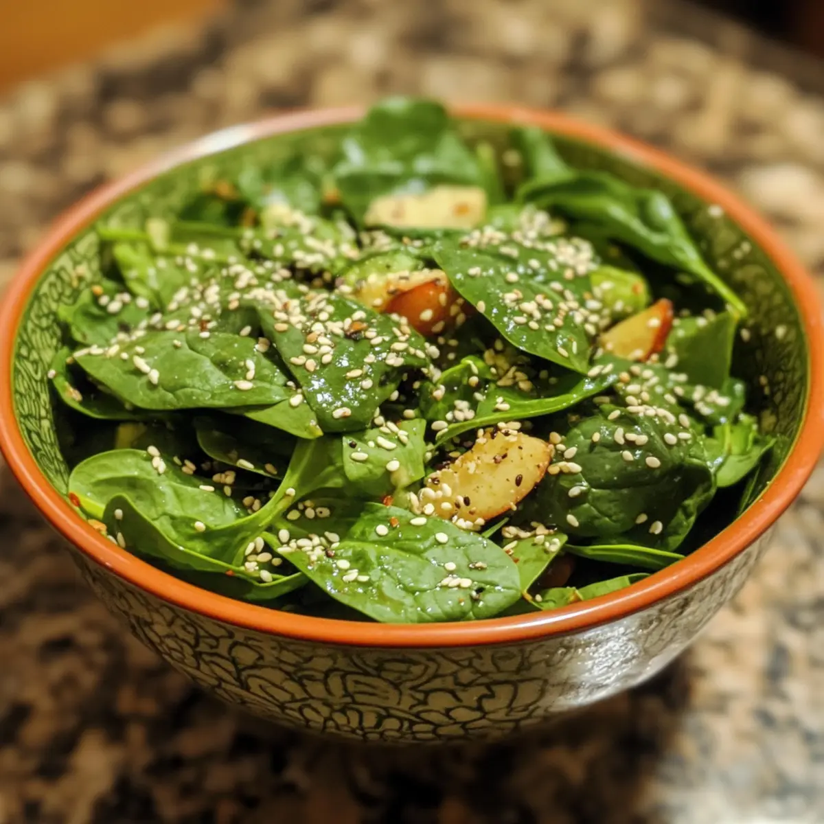 Spinach Sesame Celebration Salad