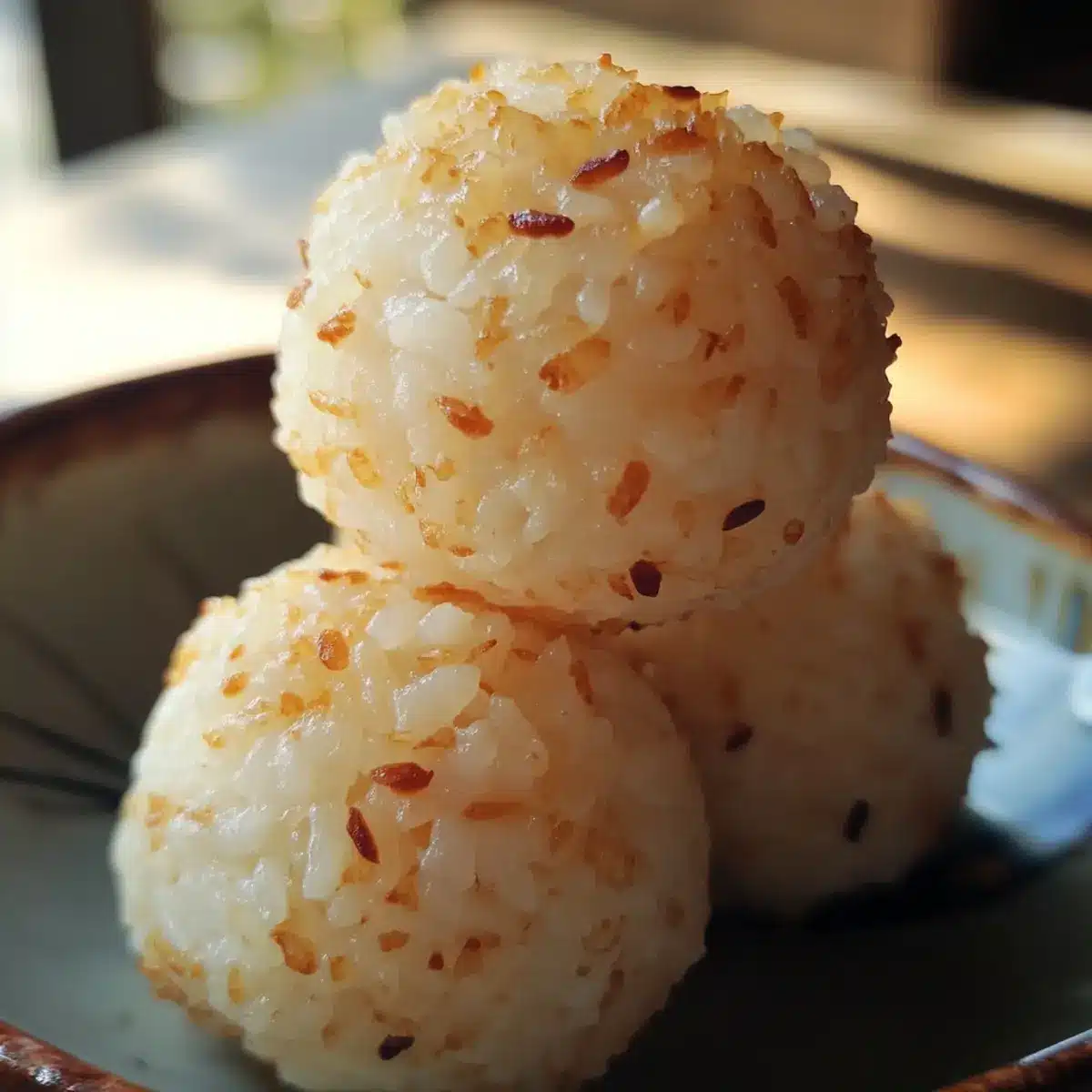 Sweet Rice Ball Snack