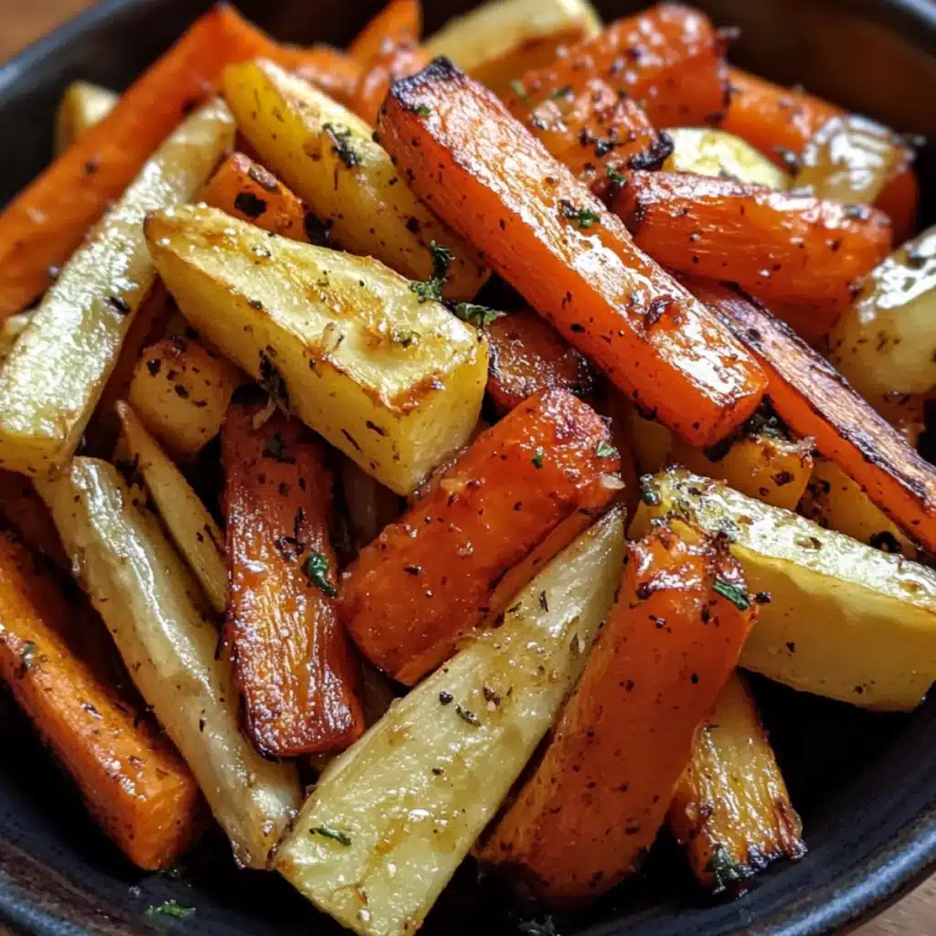 Honey Roasted Carrots & Parsnips
