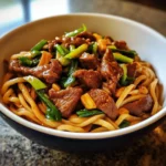 Beef and Scallion Noodles