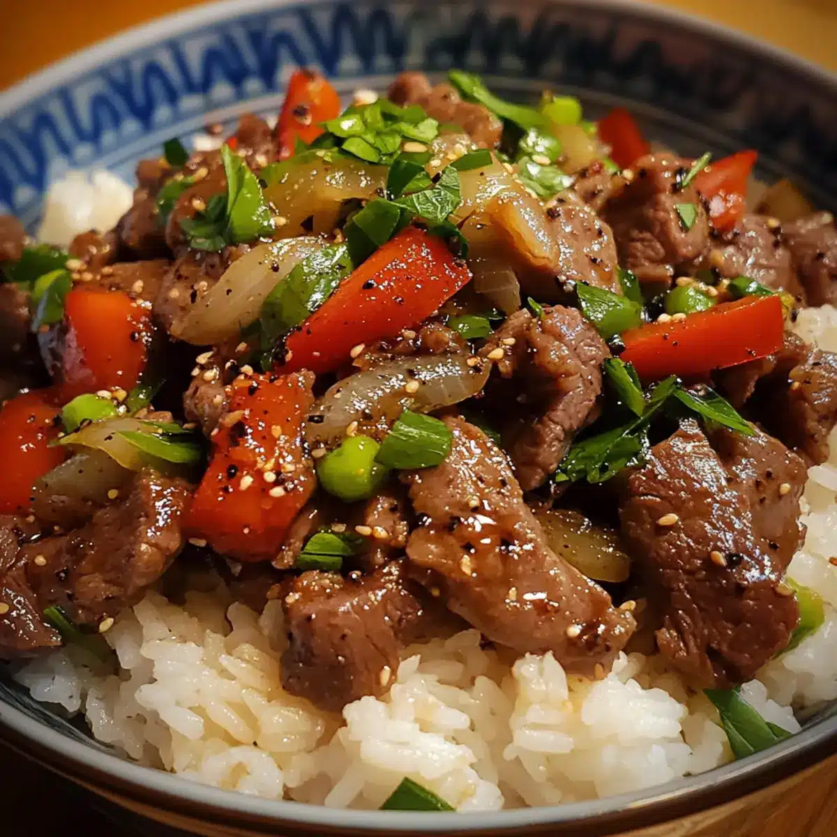 Taiwanese Beef & Pepper Rice