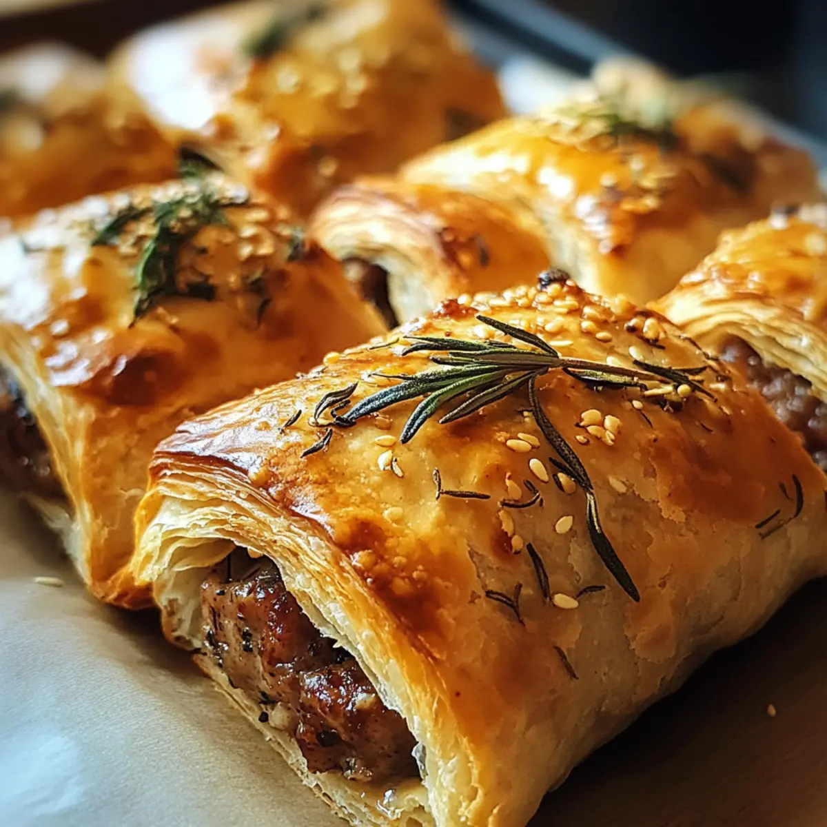 Lamb & Rosemary Sausage Rolls