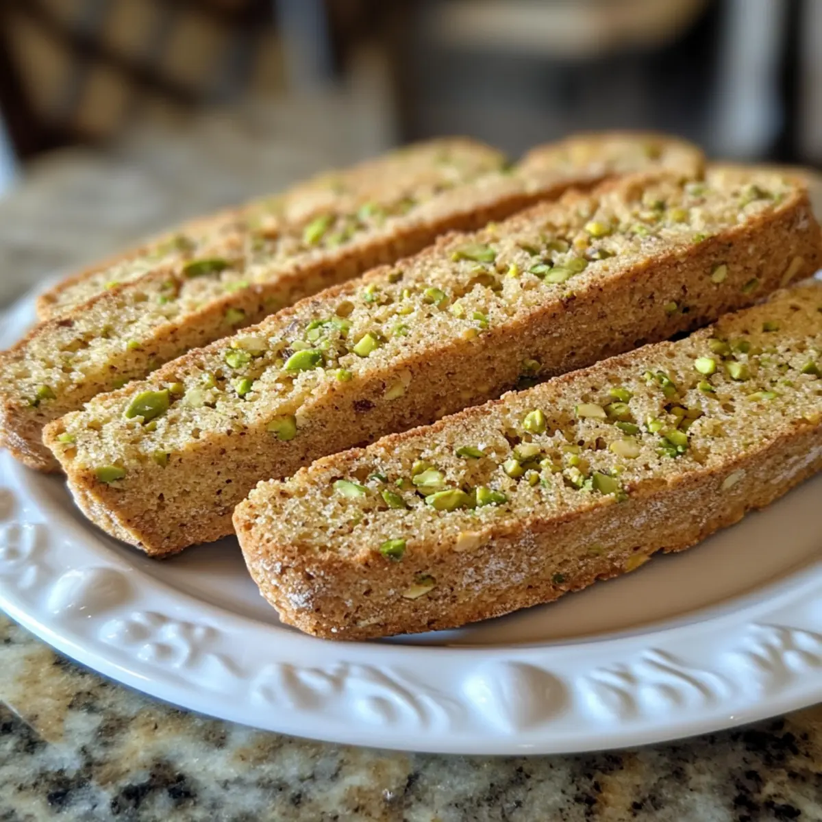 Italian Pistachio Biscotti