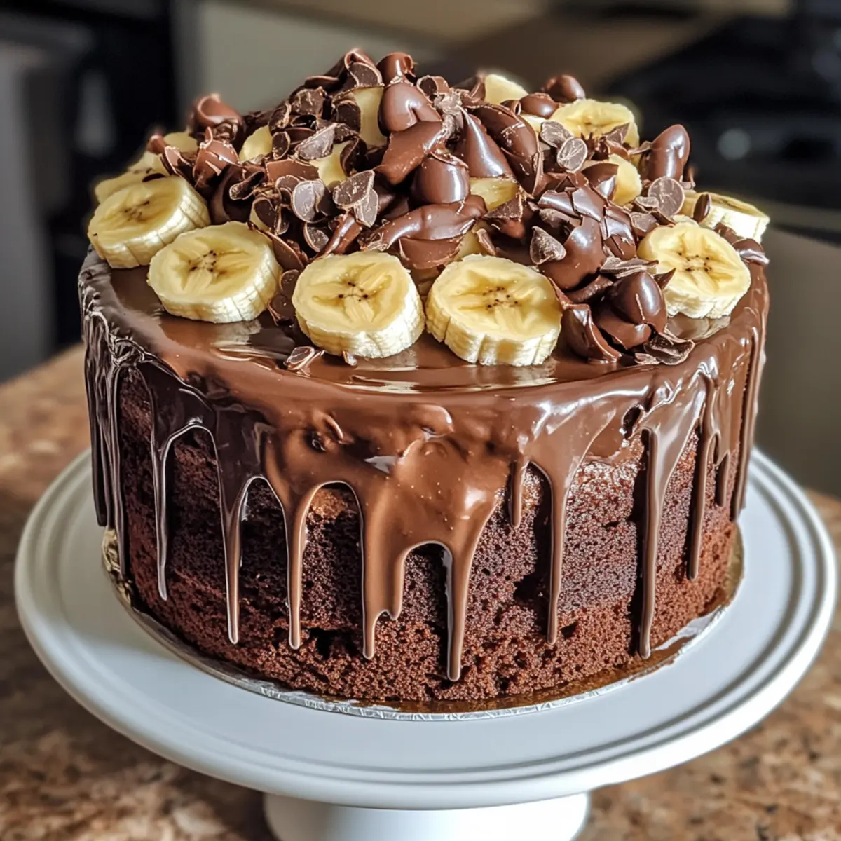 Chocolate Banana One-Bowl Cake