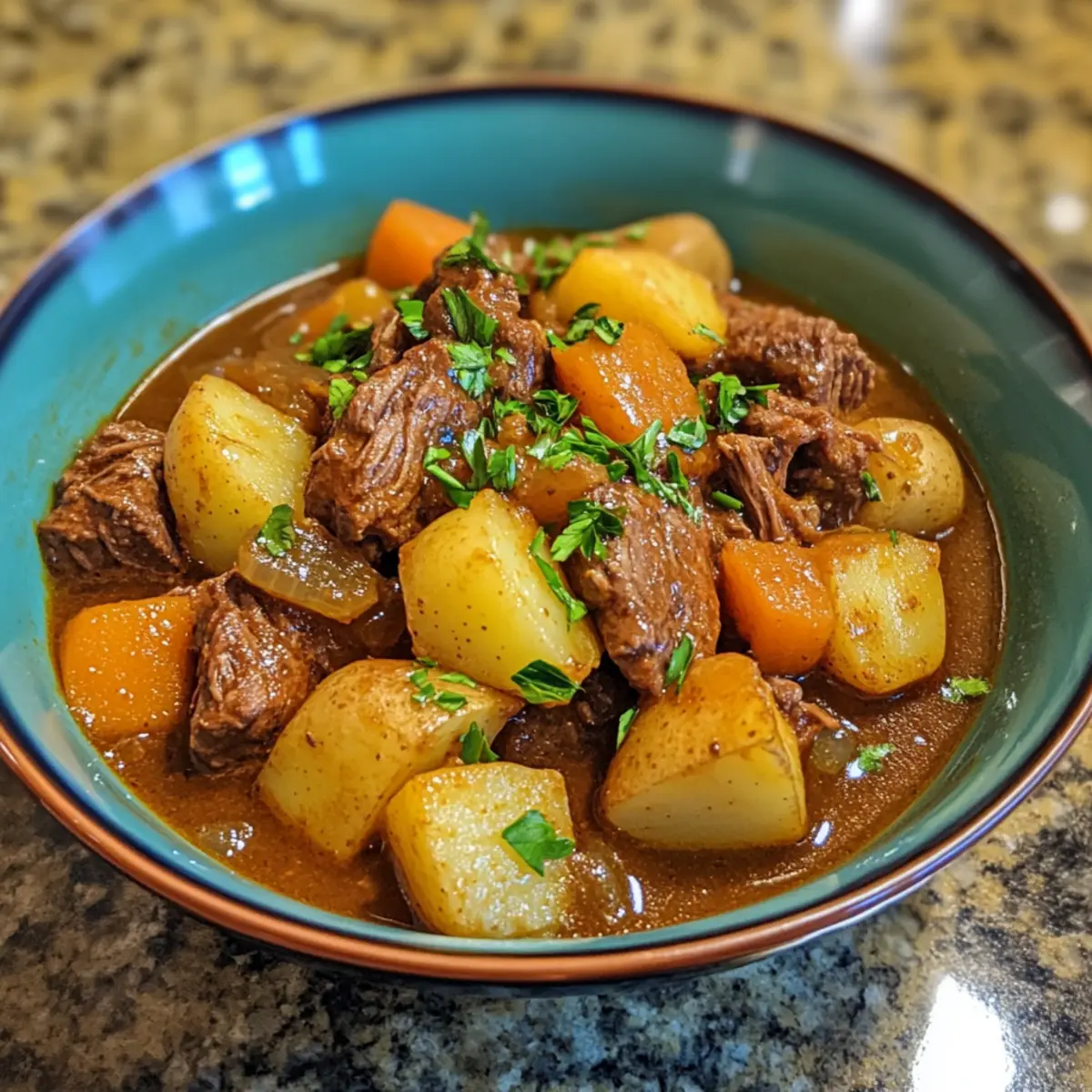 Slow Cooker Beef and Potato Stew