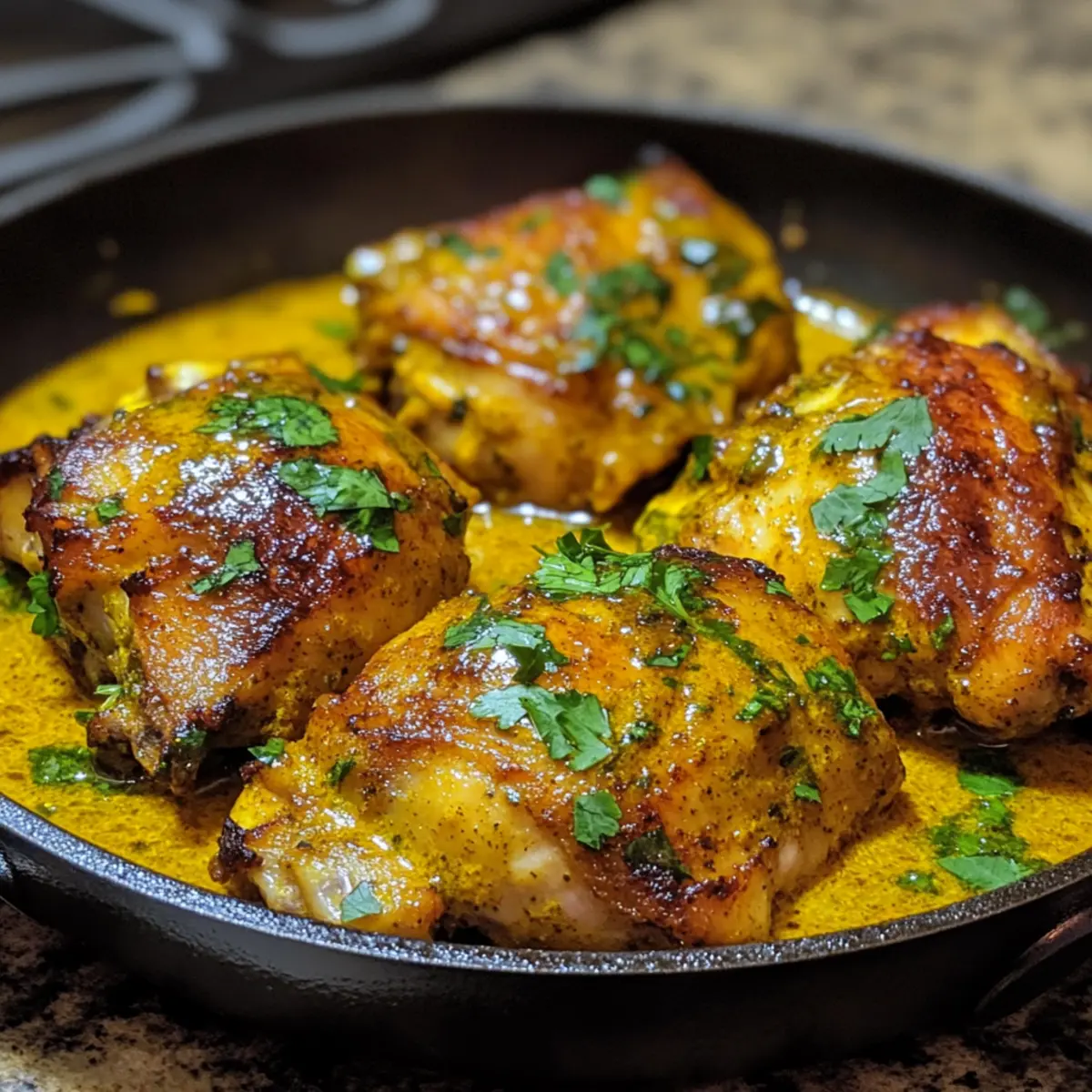 Turmeric Chicken Thigh Skillet