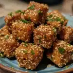 Sesame Almond Tofu Bites