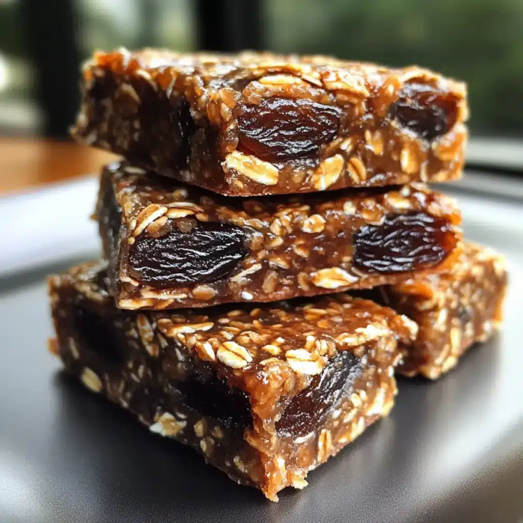 Date & Oat No-Bake Snack Squares