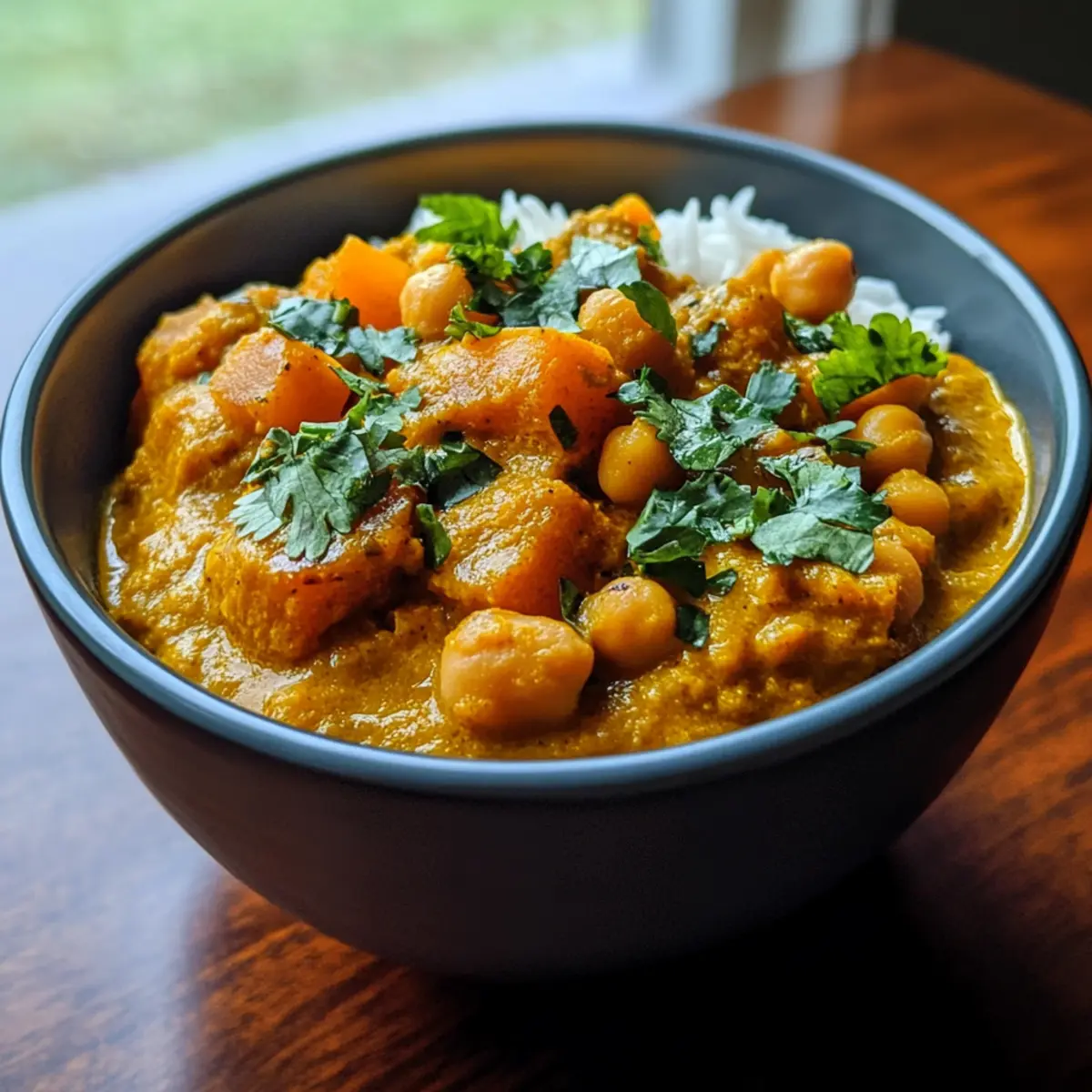 Pumpkin Chickpea Curry