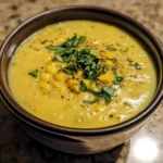 Creamy Corn & Leek Soup
