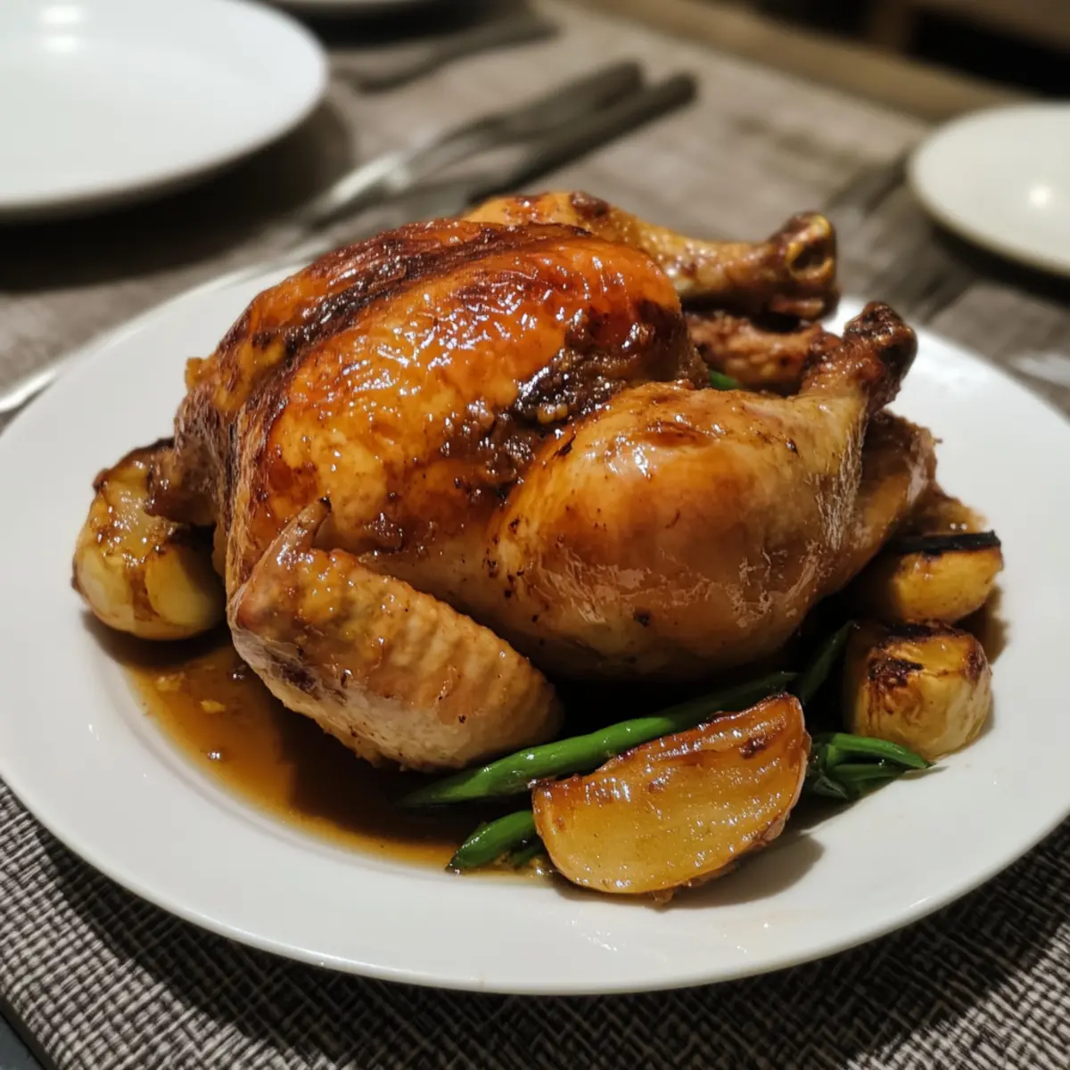 Crispy Soy Roast Chicken