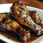 Balsamic Glazed Chicken Drumsticks