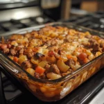 Budget Italian Sausage & Bean Casserole