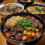 Taiwanese Braised Beef Noodles Feast