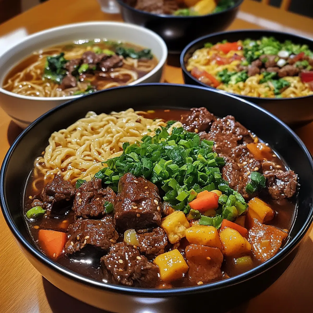 Taiwanese Braised Beef Noodles Feast