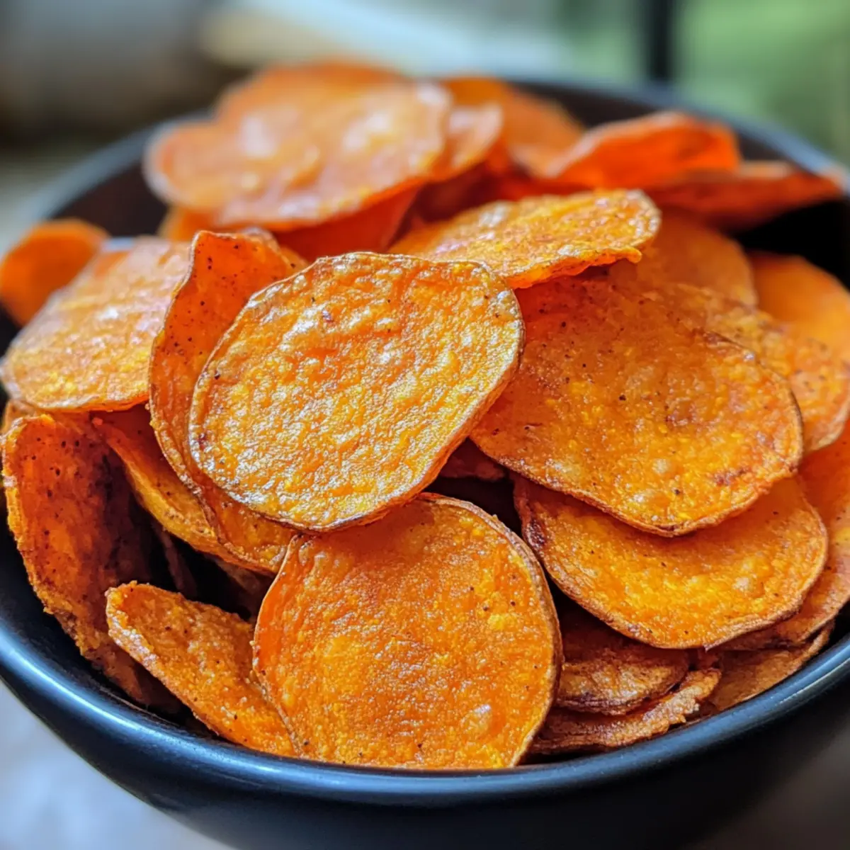 Baked Sweet Potato Chips