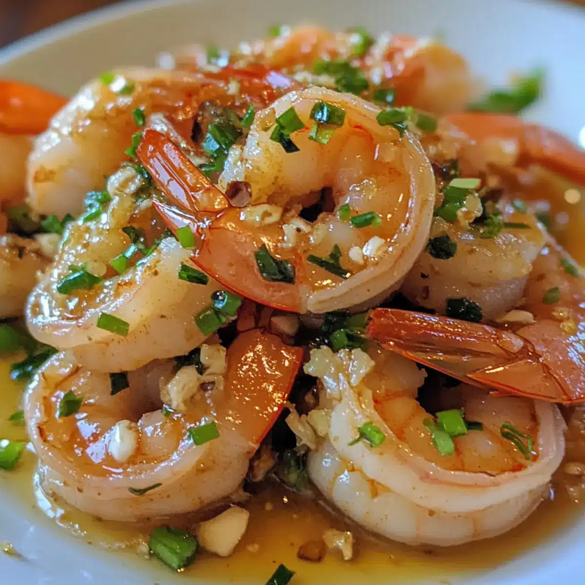 Steamed Garlic Shrimp