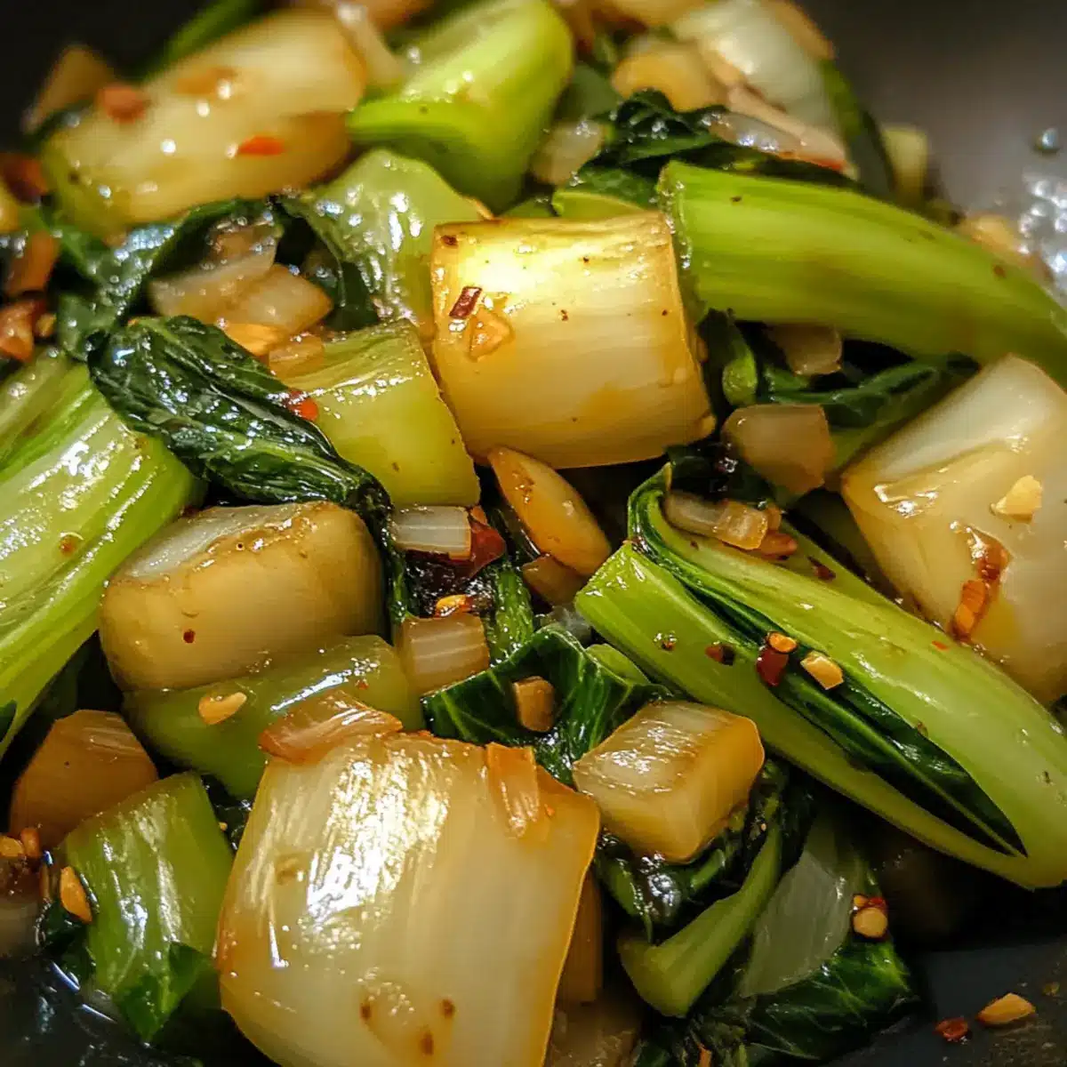 Garlic Bok Choy Stir Fry