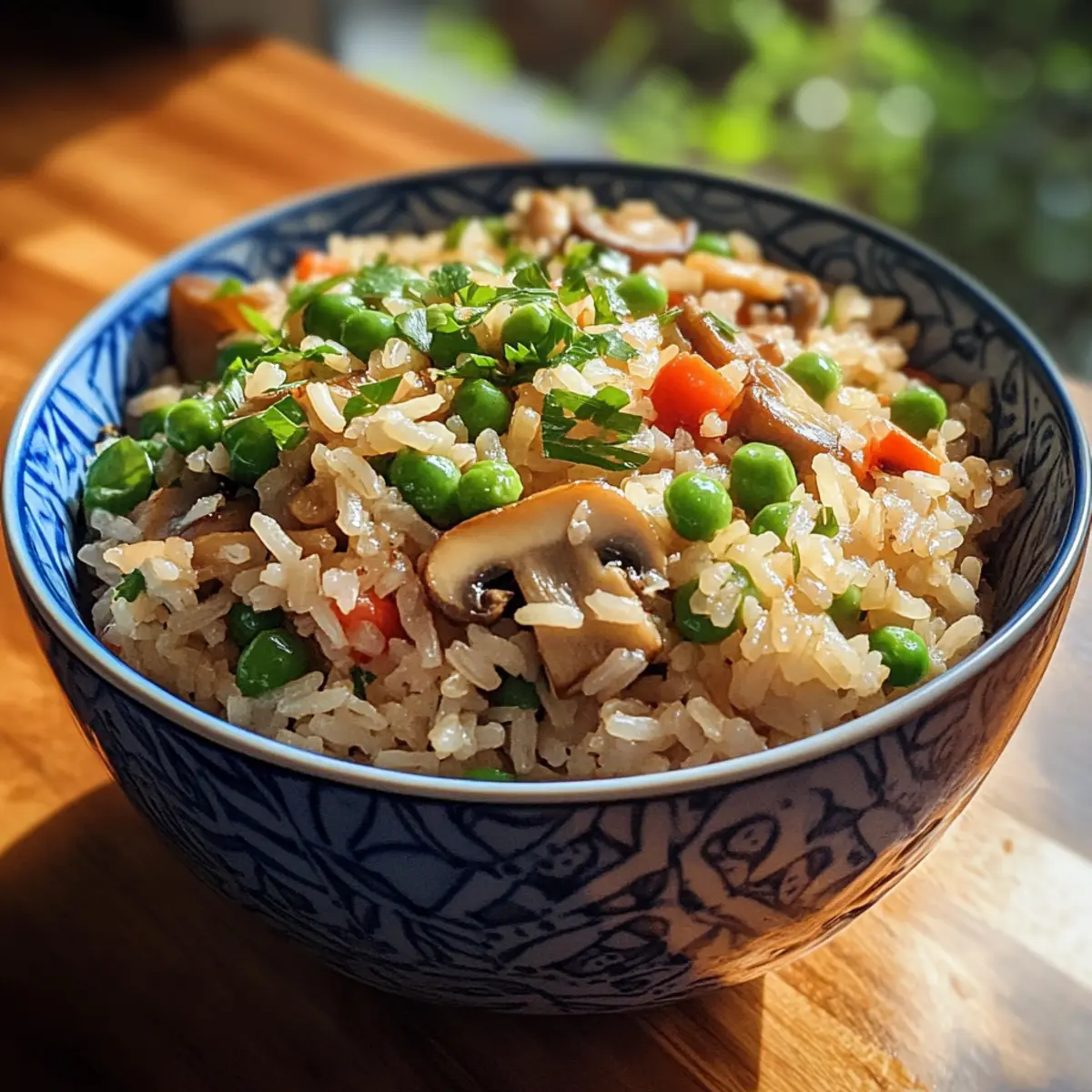 Mushroom Vegetable Rice