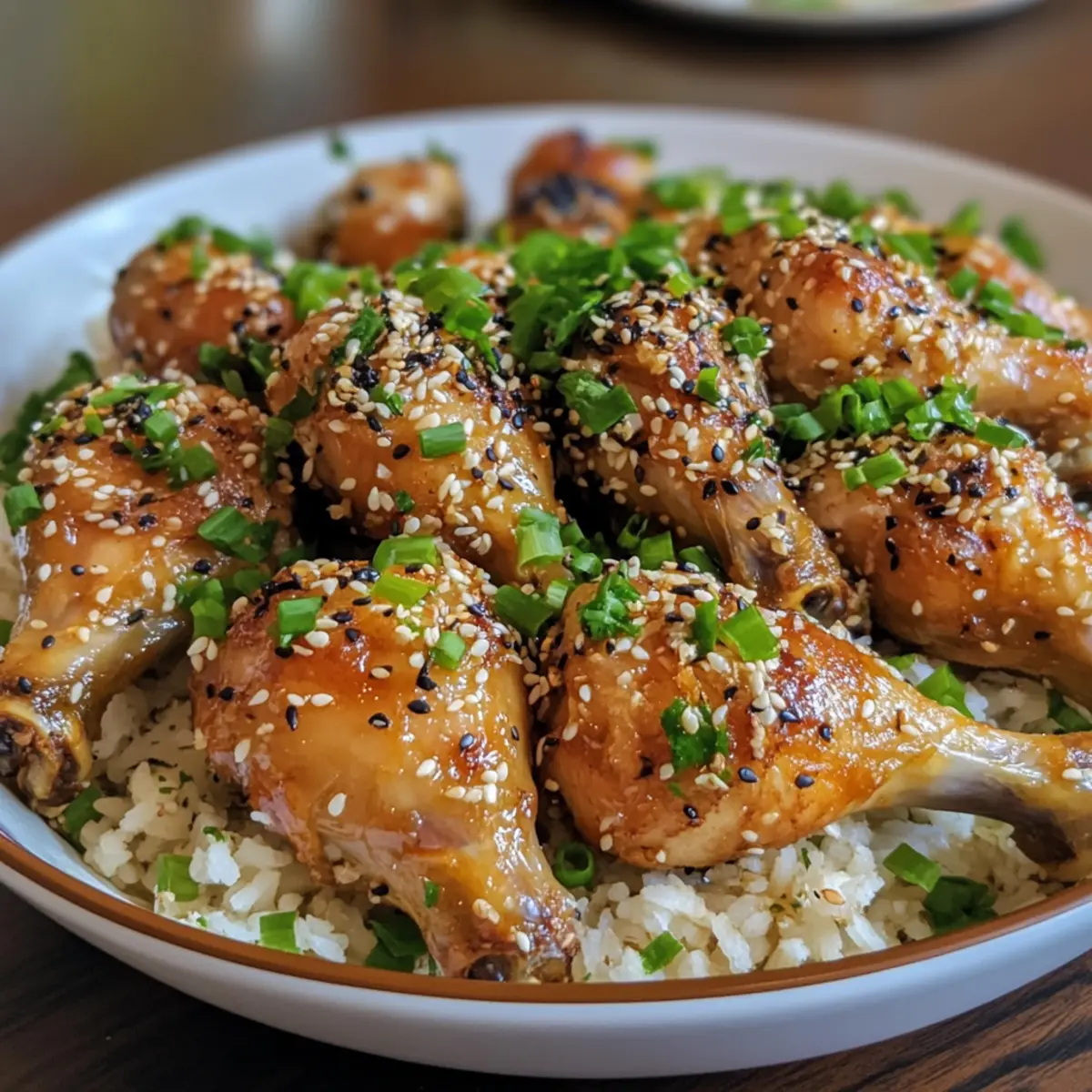 Coconut Sesame Chicken Drumstick Feast