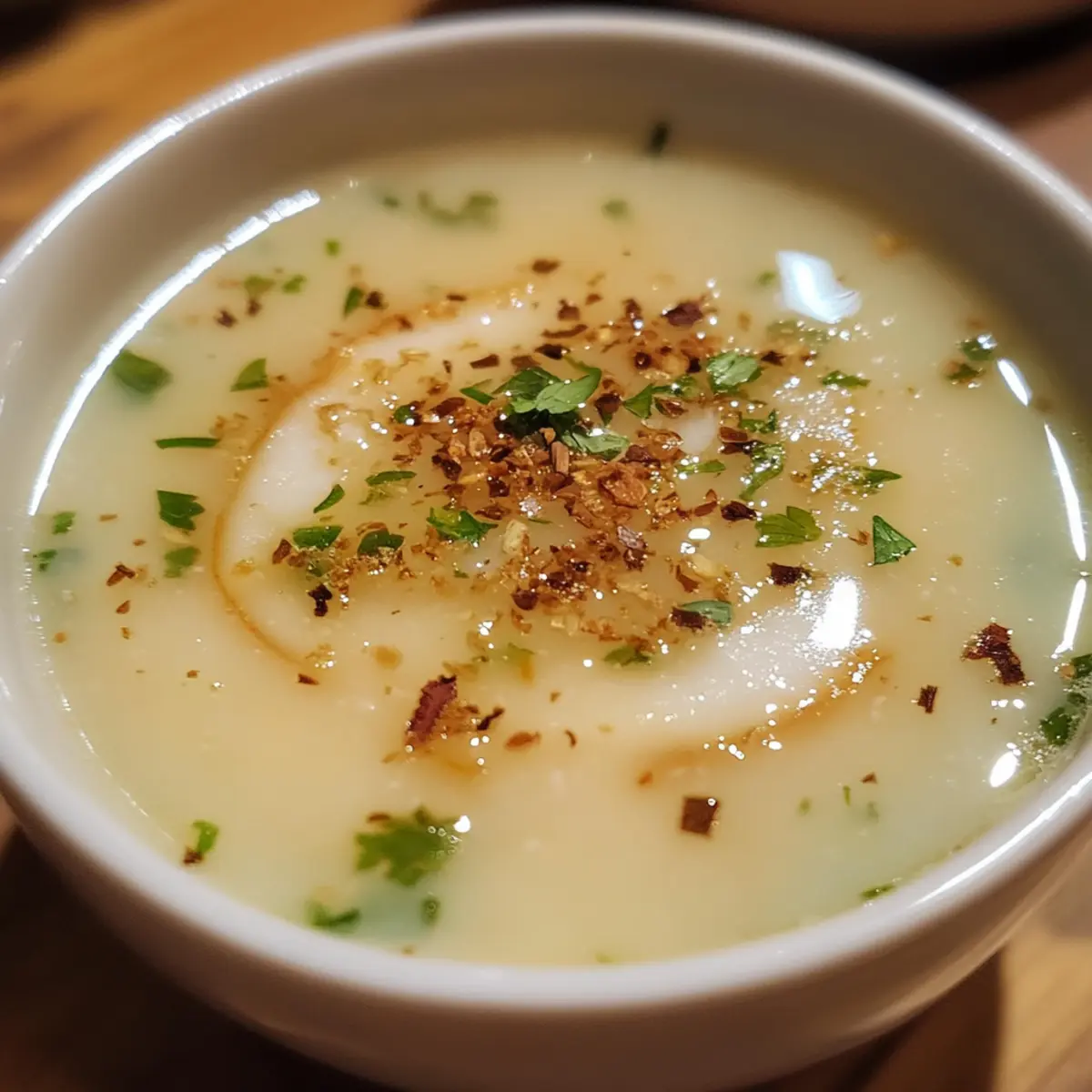 Ginger Coconut Clear Soup