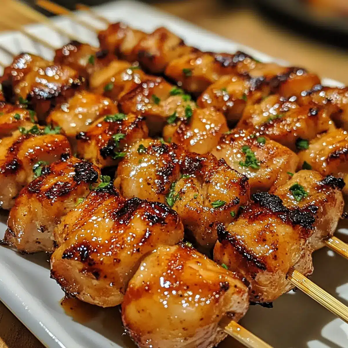 BBQ Chicken Skewers