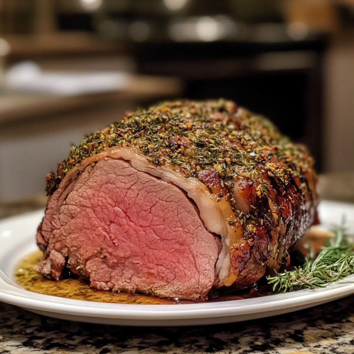 Herb Crusted Prime Rib Roast