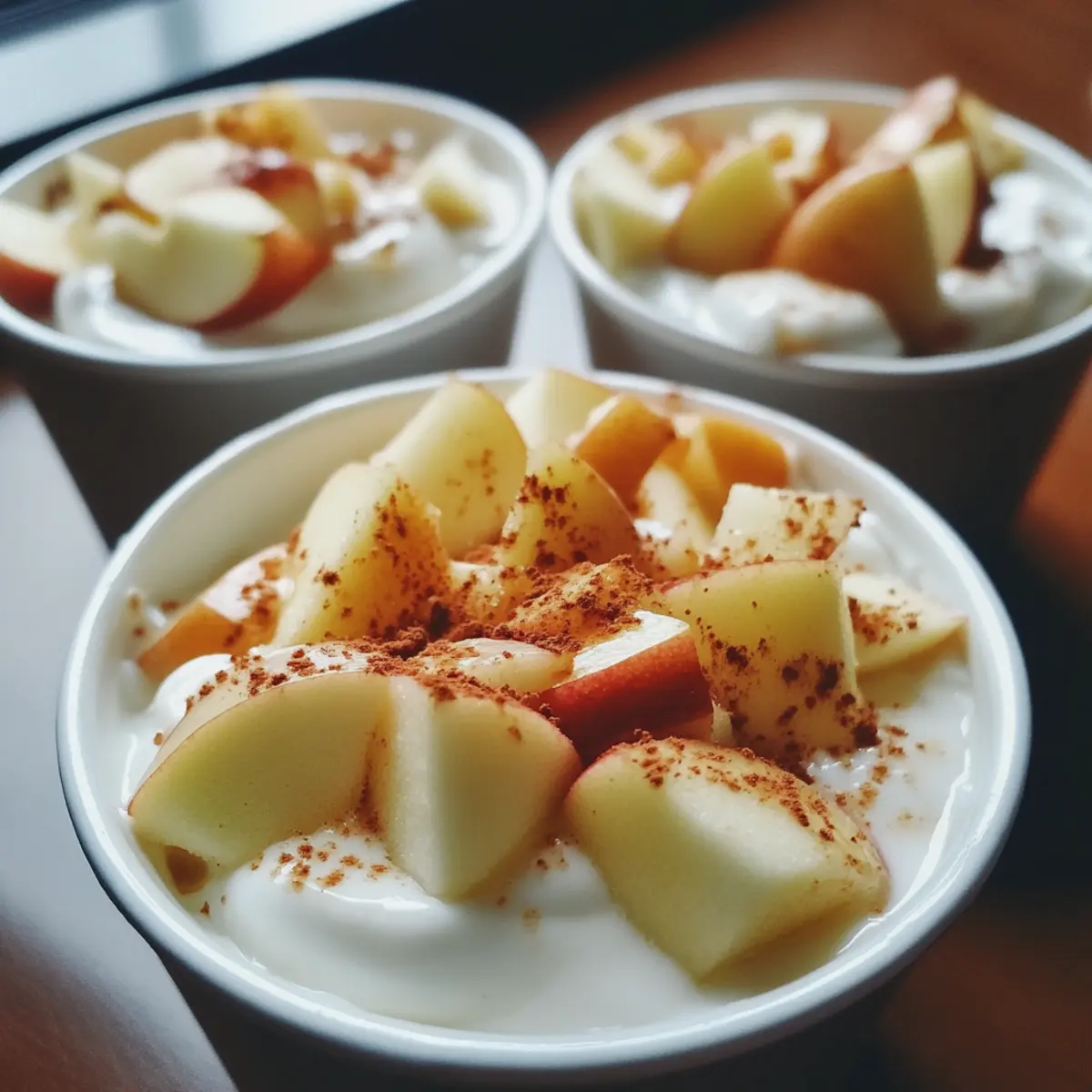 Apple Yogurt Snack Cups