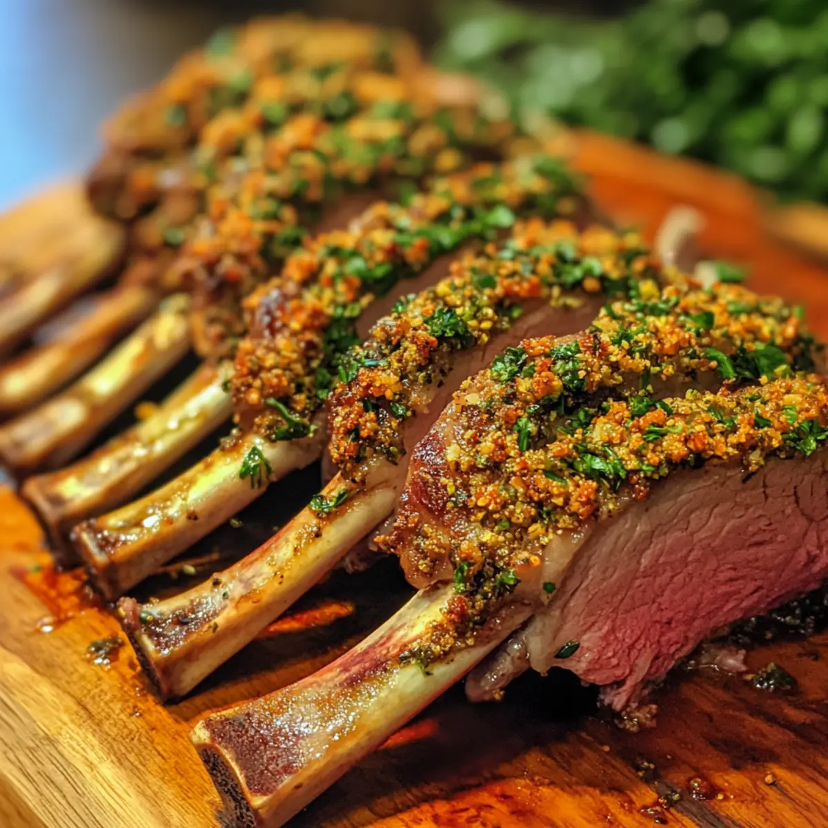 Herb Crusted Rack of Lamb
