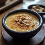 Almond Jaggery Milk Custard