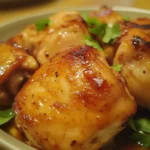 Soy Honey Roast Chicken Thighs