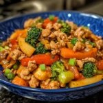 Ground Turkey Veggie Stir-Fry