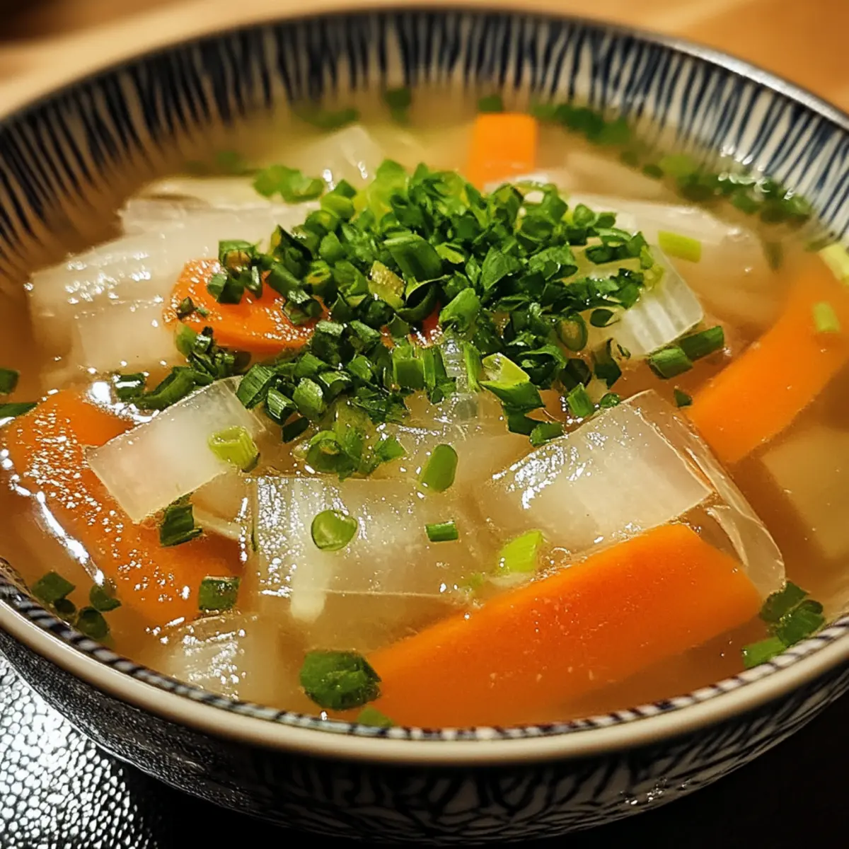 Daikon & Carrot Clear Soup