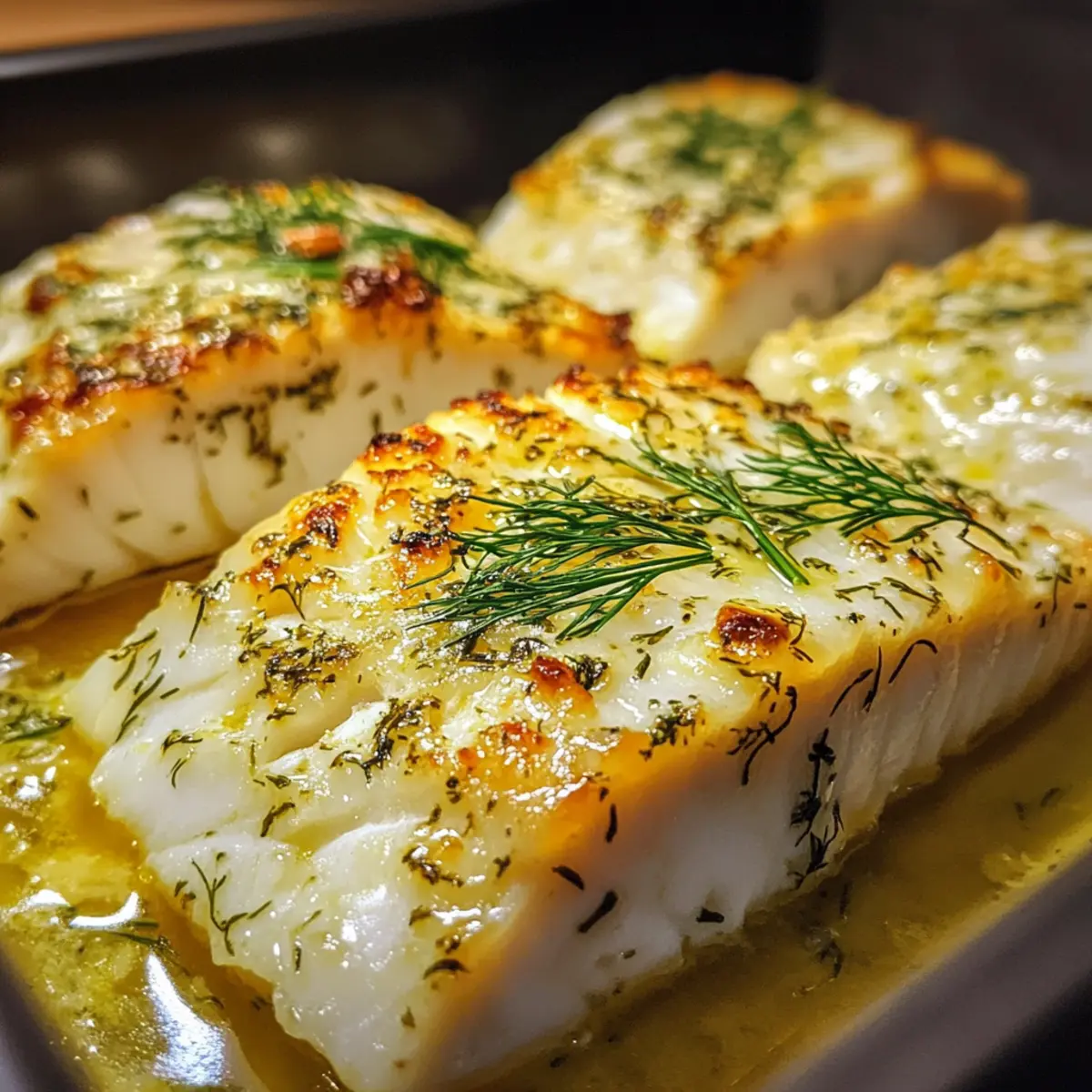 Lemon Dill Baked Haddock