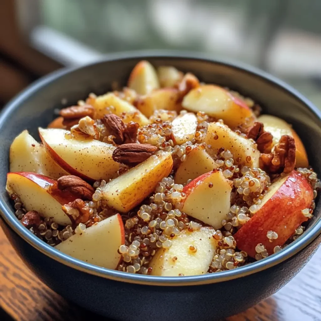 Apple Cinnamon Quinoa Breakfast
