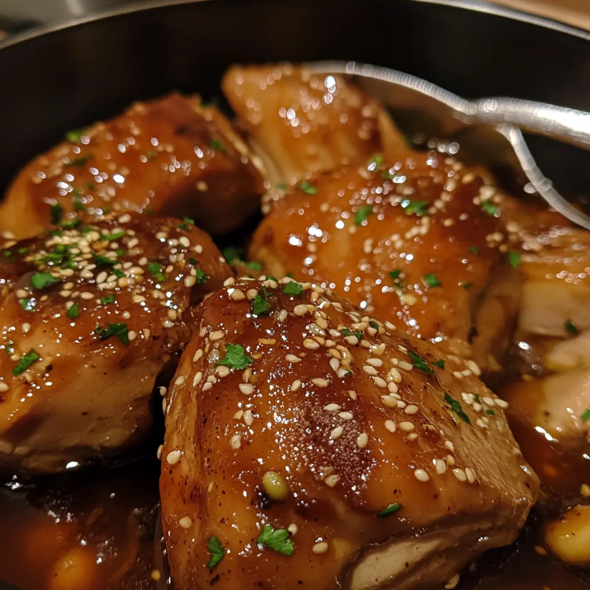Crockpot Teriyaki Turkey Thighs