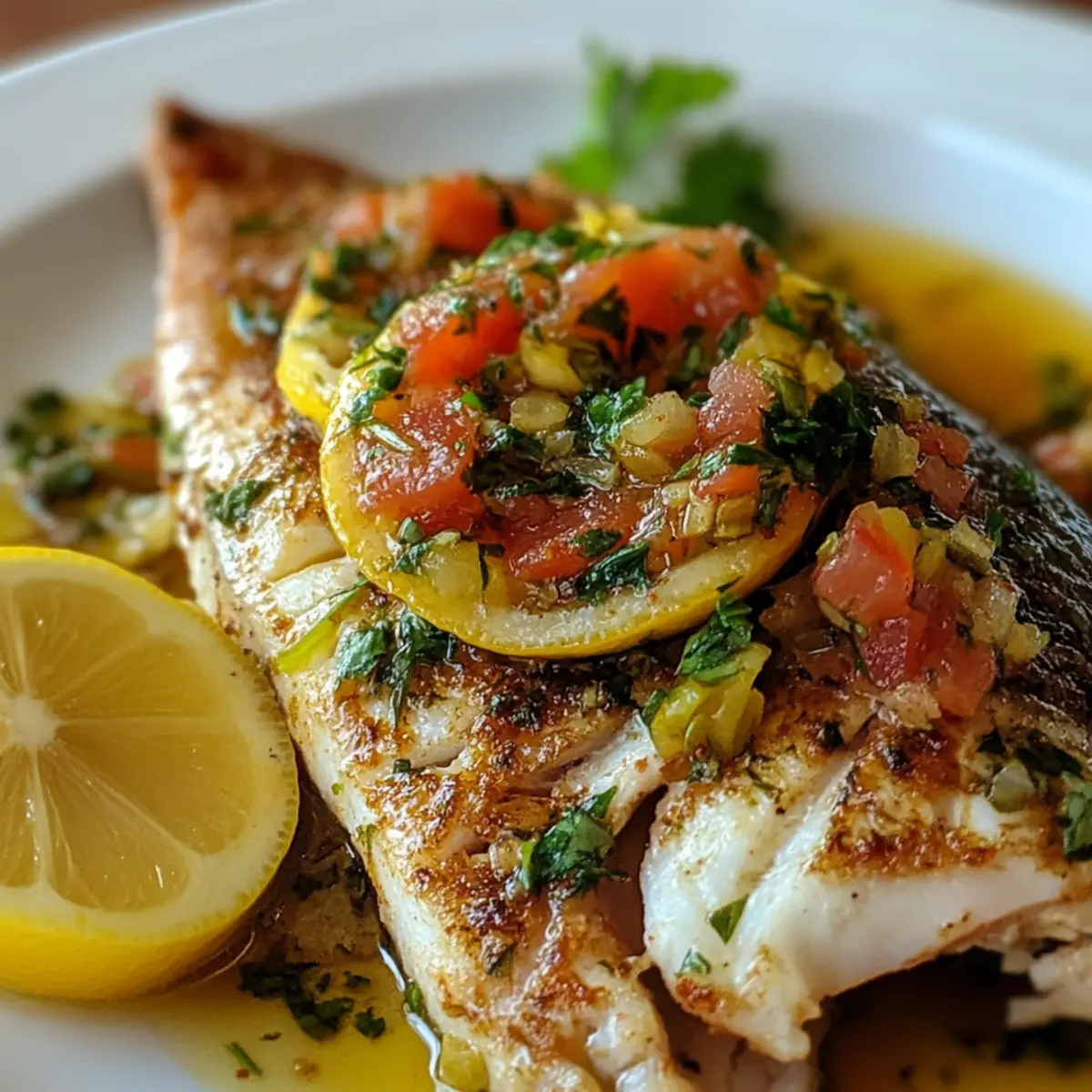 Lemon Herb Snapper Recipe
