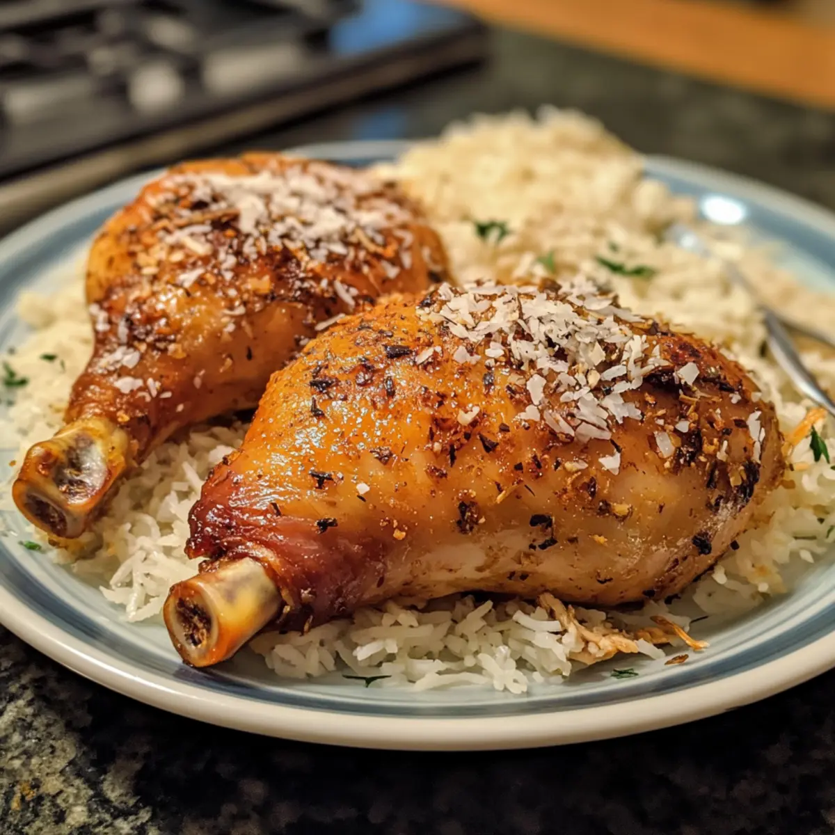 Coconut Spiced Chicken Leg Roast