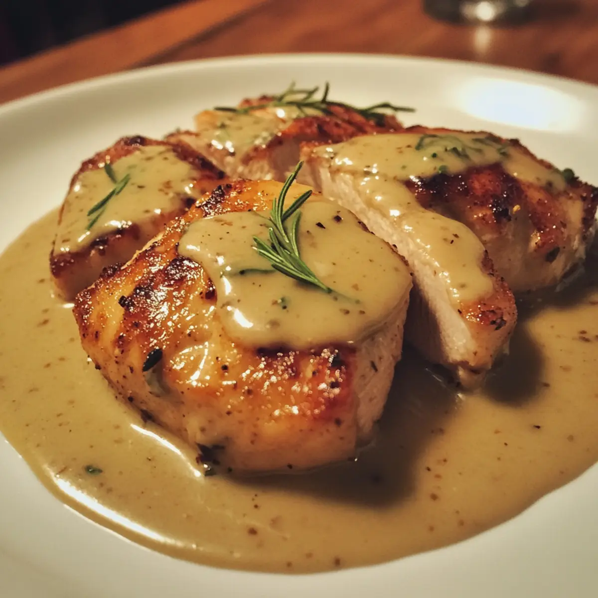 Chicken with Almond Sauce
