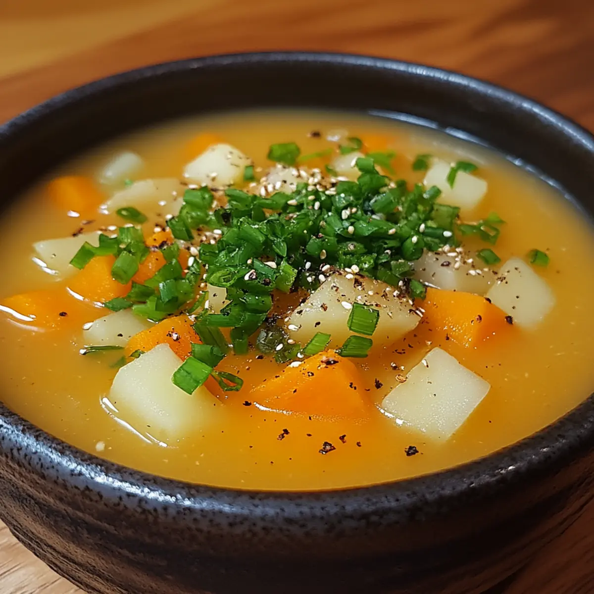 Daikon and Carrot Soup