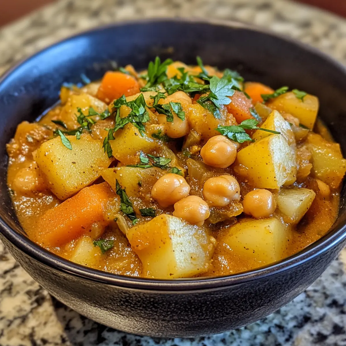 Coconut Potato Chickpea Stew