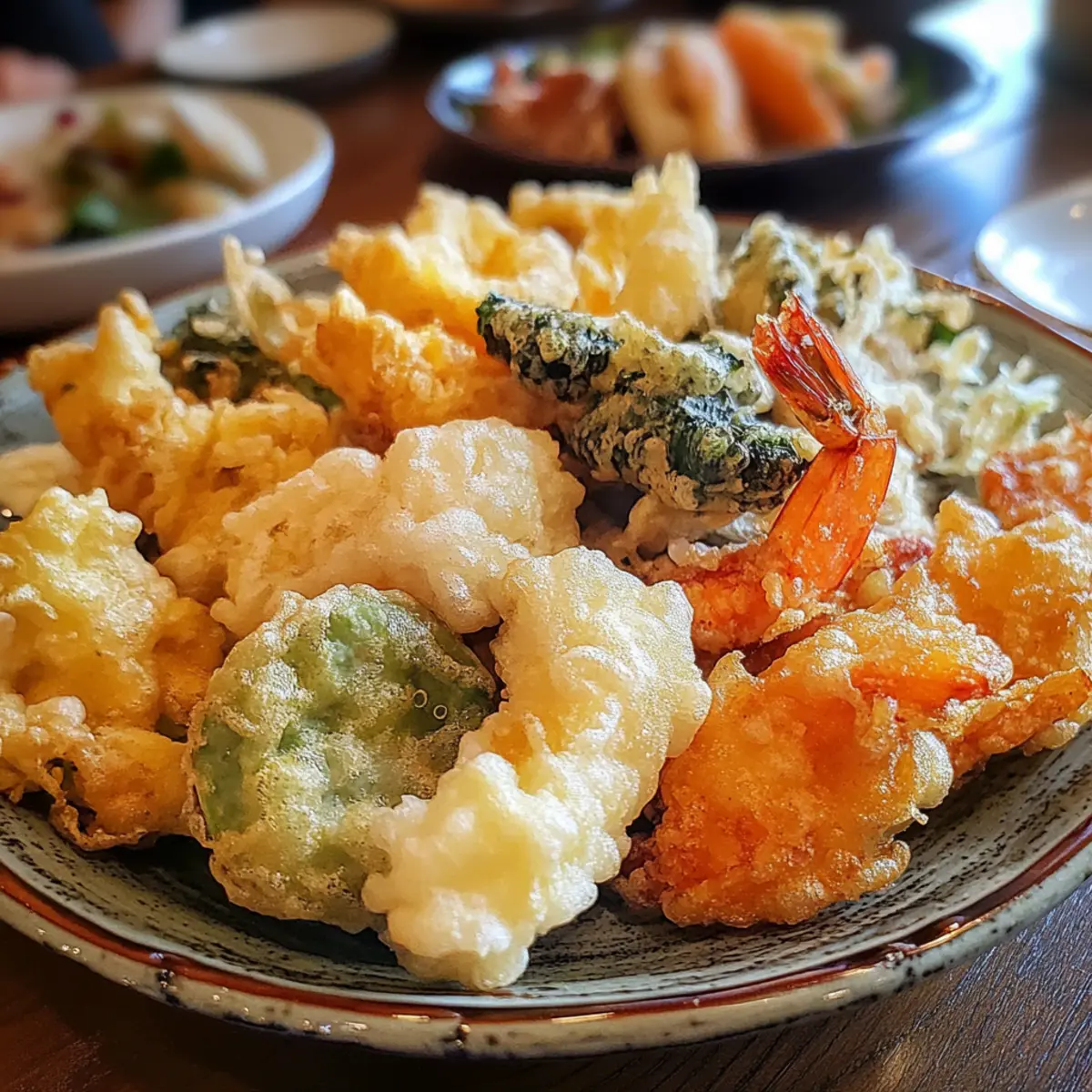 Vegetable Tempura Plate
